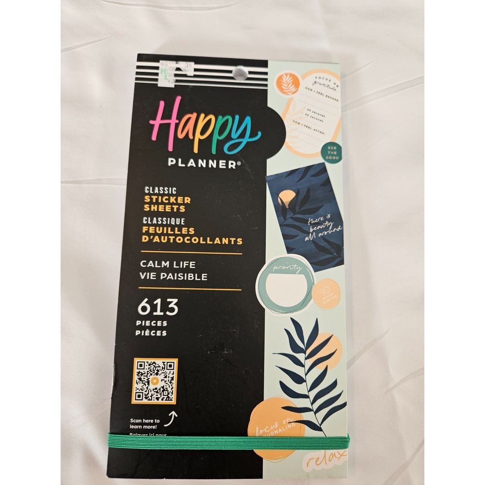 The Happy Planner/Calm Life Stickers /613 Pcs/New